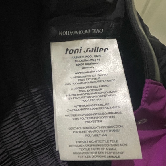 Toni Sailer Franka Ski Jacket with Real Fur 40 / 10 - Picture 14 of 15